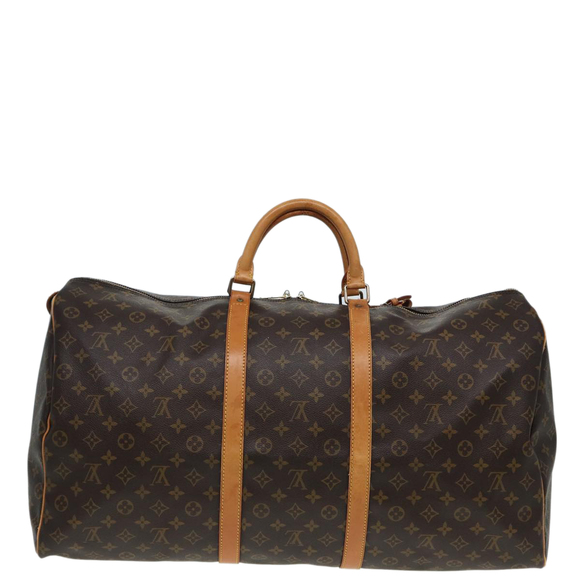 LOUIS VUITTON Monogram Keepall 60 Boston Bag M41422 LV Auth 85278 - Picture 2 of 16